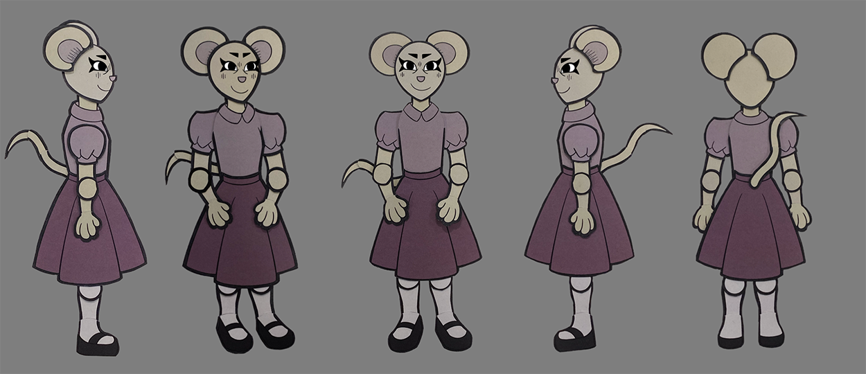 Lily paper doll